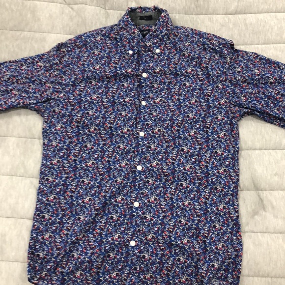 J. Crew Men’s Floral Button Down - Picture 2 of 3